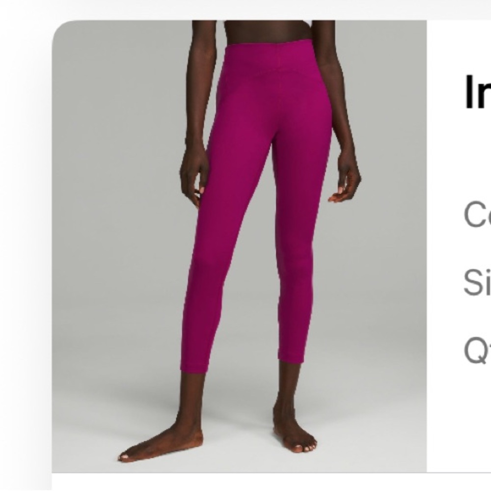 lululemon athletica Magenta Pants